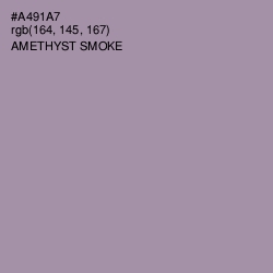 #A491A7 - Amethyst Smoke Color Image