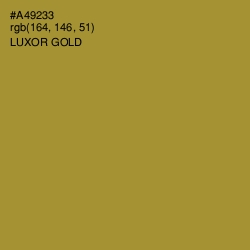 #A49233 - Luxor Gold Color Image