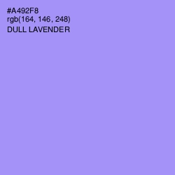 #A492F8 - Dull Lavender Color Image