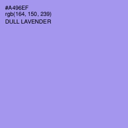 #A496EF - Dull Lavender Color Image