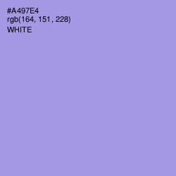 #A497E4 - Dull Lavender Color Image