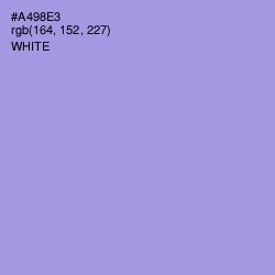 #A498E3 - Dull Lavender Color Image
