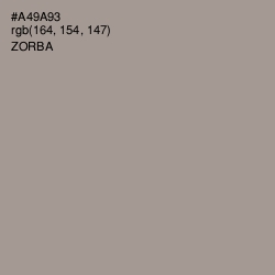 #A49A93 - Zorba Color Image