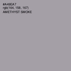 #A49EA7 - Amethyst Smoke Color Image