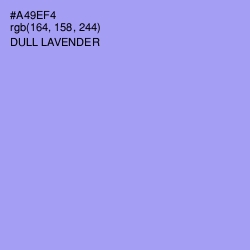 #A49EF4 - Dull Lavender Color Image