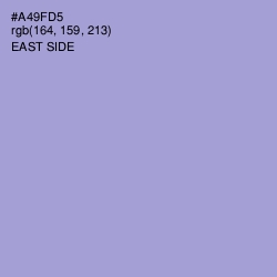 #A49FD5 - East Side Color Image