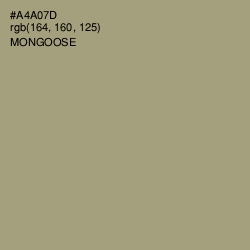 #A4A07D - Mongoose Color Image