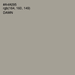 #A4A095 - Dawn Color Image