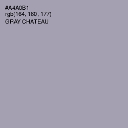 #A4A0B1 - Gray Chateau Color Image