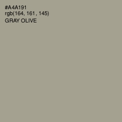 #A4A191 - Gray Olive Color Image