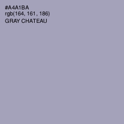 #A4A1BA - Gray Chateau Color Image