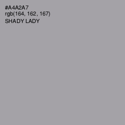 #A4A2A7 - Shady Lady Color Image