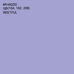 #A4A2D0 - Wistful Color Image