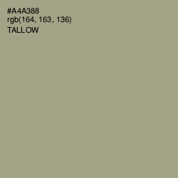 #A4A388 - Tallow Color Image