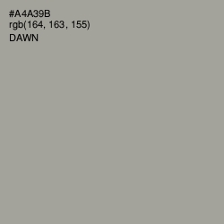 #A4A39B - Dawn Color Image