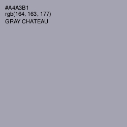 #A4A3B1 - Gray Chateau Color Image