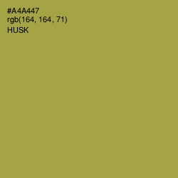 #A4A447 - Husk Color Image