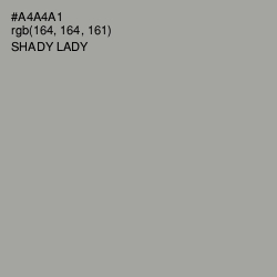 #A4A4A1 - Shady Lady Color Image