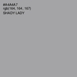 #A4A4A7 - Shady Lady Color Image