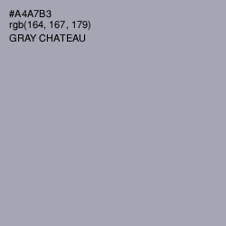 #A4A7B3 - Gray Chateau Color Image