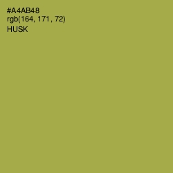 #A4AB48 - Husk Color Image