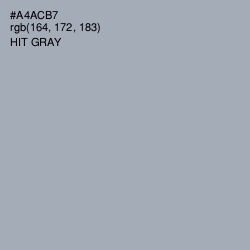 #A4ACB7 - Hit Gray Color Image