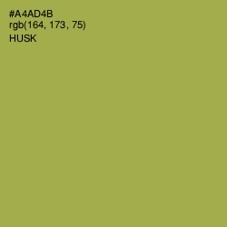 #A4AD4B - Husk Color Image