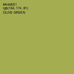 #A4AE51 - Olive Green Color Image