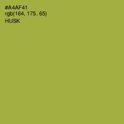 #A4AF41 - Husk Color Image