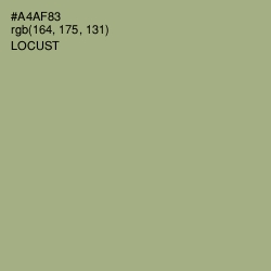 #A4AF83 - Locust Color Image