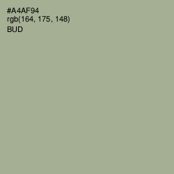#A4AF94 - Bud Color Image