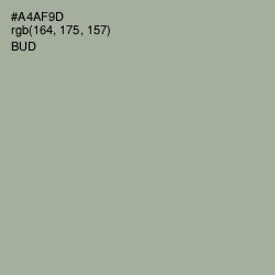 #A4AF9D - Bud Color Image