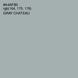 #A4AFB0 - Gray Chateau Color Image