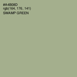 #A4B08D - Swamp Green Color Image