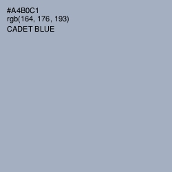 #A4B0C1 - Cadet Blue Color Image