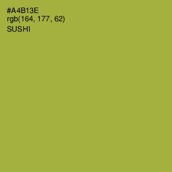 #A4B13E - Sushi Color Image