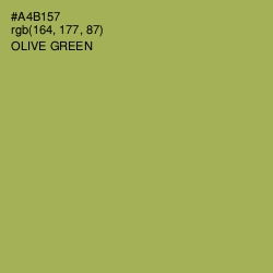 #A4B157 - Olive Green Color Image