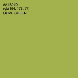 #A4B24D - Olive Green Color Image