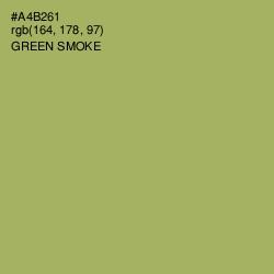 #A4B261 - Green Smoke Color Image