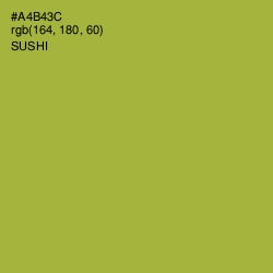 #A4B43C - Sushi Color Image