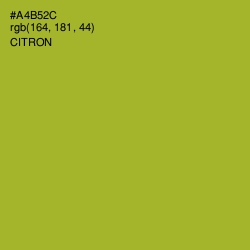 #A4B52C - Citron Color Image