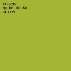 #A4B535 - Citron Color Image