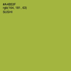 #A4B53F - Sushi Color Image