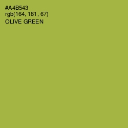 #A4B543 - Olive Green Color Image