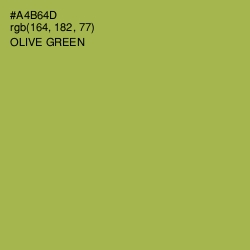 #A4B64D - Olive Green Color Image