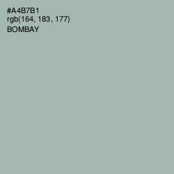 #A4B7B1 - Bombay Color Image