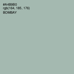 #A4B9B0 - Bombay Color Image