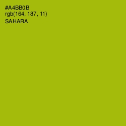 #A4BB0B - Sahara Color Image