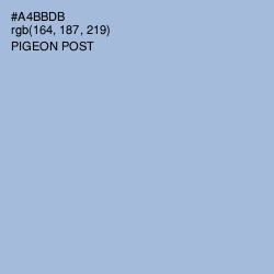 #A4BBDB - Pigeon Post Color Image