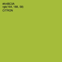 #A4BC3A - Citron Color Image